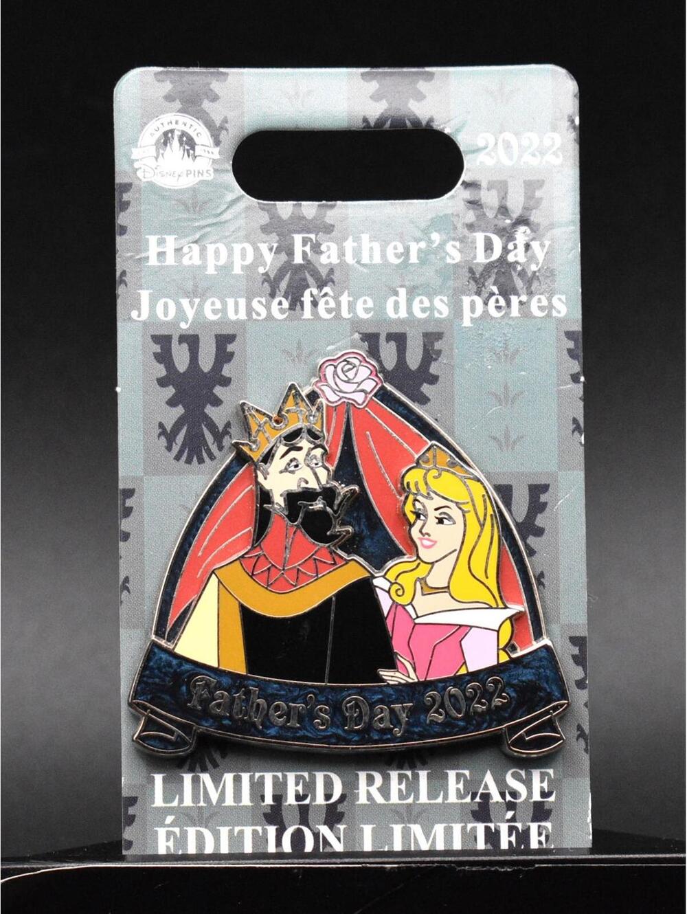 Disney Aurora and King Stephan Father's Day 2022 Sleeping Beauty LR Pin (C2)